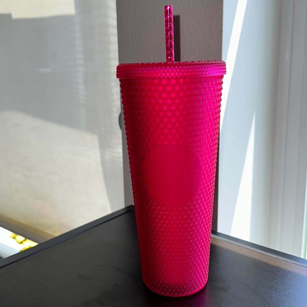 Starbucks tumbler Mother’s Day/spring 2023 studded ruby red/pink venti cup